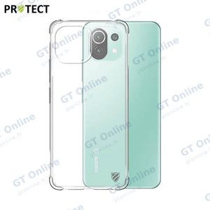 Coque Silicone Renforcée PROTECT pour Xiaomi Mi 11 Lite 4G/Mi 11 Lite 5G Transparent