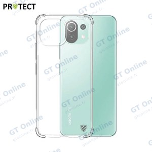 Coque Silicone Renforcée PROTECT pour Xiaomi Mi 11 Lite 4G/Mi 11 Lite 5G Transparent