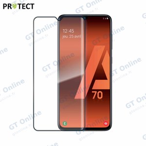 Verre Trempé Intégral PROTECT pour Samsung Galaxy A70 A705 Noir