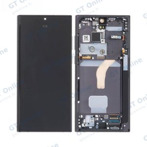 Écran Tactile Oled avec Châssis Samsung Galaxy S22 Ultra S908 Gris