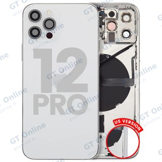 Châssis pour Apple iPhone 12 Pro (version US, origine d'occasion — grade B, argent)