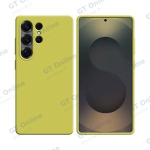 Coque Silicone Compatible pour Samsung Galaxy S25 Ultra S938 (#6) Jaune