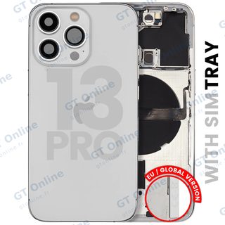 Châssis pour Apple iPhone 13 Pro (version EU, origine d'occasion — grade B, argent)