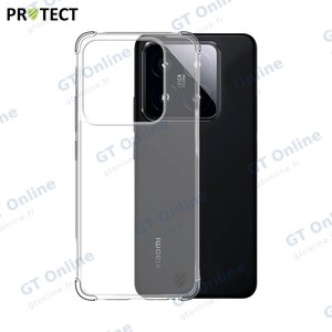 Coque Silicone Renforcée PROTECT pour Xiaomi 14 Pro Transparent