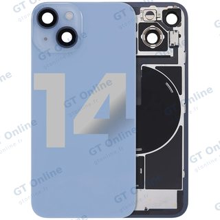 Vitre arrière pour Apple iPhone 14 (origine d'occasion — grade A, bleu)