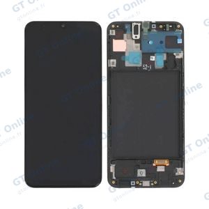 Écran Tactile Original Assembled avec Châssis Compatible Samsung Galaxy A30 A305 GH82-19202A GH82-19725A Noir