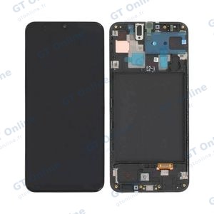 Écran Tactile Original Assembled avec Châssis Compatible Samsung Galaxy A30 A305 GH82-19202A GH82-19725A Noir