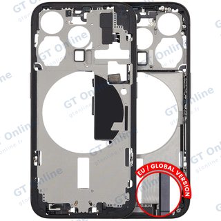 Châssis pour Apple iPhone 15 Pro (version EU, origine d'occasion — grade A, titane noir)