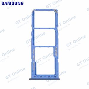 Tiroir SIM Original Samsung Galaxy A21S A217F GH98-45392C Bleu Prism