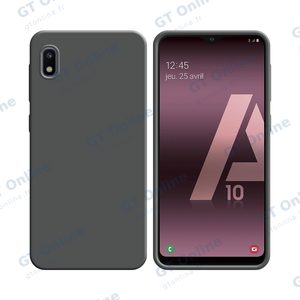 Coque Silicone Compatible pour Samsung Galaxy A10 A105 (#5) Gris