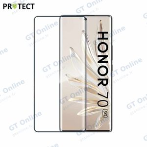 Verre Trempé Intégral PROTECT pour Honor 70 Noir