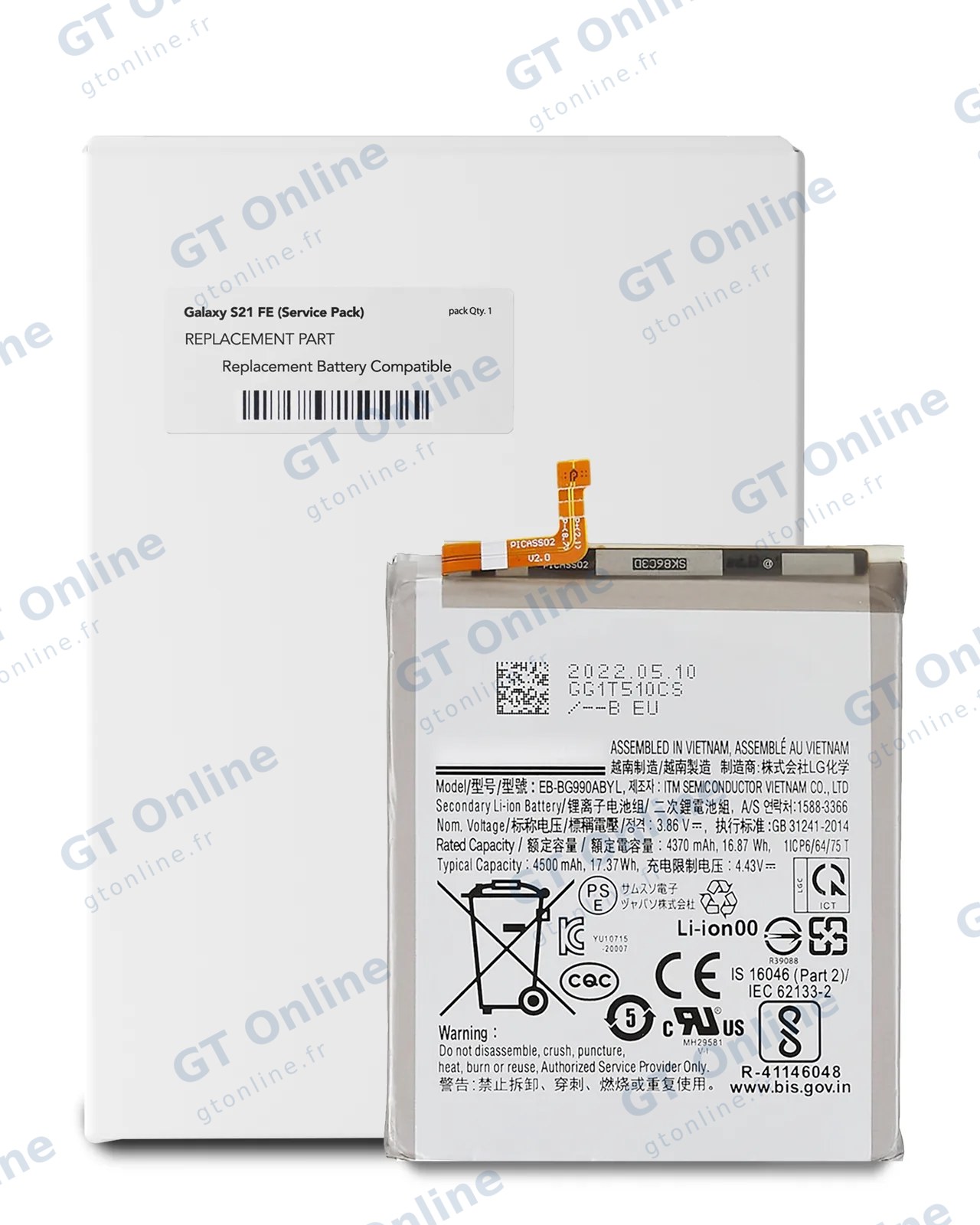 Batterie pour Samsung Galaxy S21 FE (pack service origine)