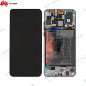 Bloc Écran Complet avec Châssis et Batterie Original Huawei P30 Lite 02352PJN Import Blanc