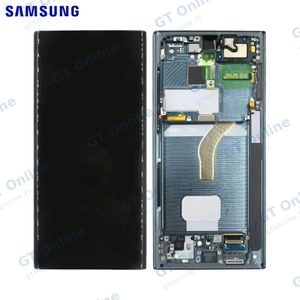 Écran Tactile Original Samsung Galaxy S22 Ultra S908 GH82-27488D GH82-27489D Vert