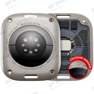 Vitre arrière pour Apple Watch Series Ultra (1st Gen) (49mm) (LET Version, Natural)