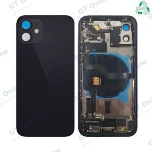 Coque de Réparation Complète Aftermarket (PIEC) Apple iPhone 12 (Version US) Noir