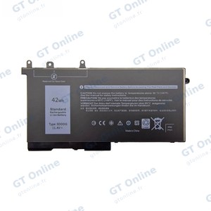 Batterie Ordinateur Portable Premium 3DDDG pour Dell Latitude 5280 5290 5480 5490 5491 5580 5590 5591 Precision