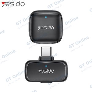 Microphone Cravate Yesido KR27 USB-C Noir