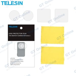 Film de Protection TELESIN OA-FLM-002 pour DJI Action 2 (2x Écran + 2x Lentille) Transparent