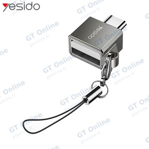 Adaptateur OTG USB Femelle vers USB-C Mâle Yesido GS08