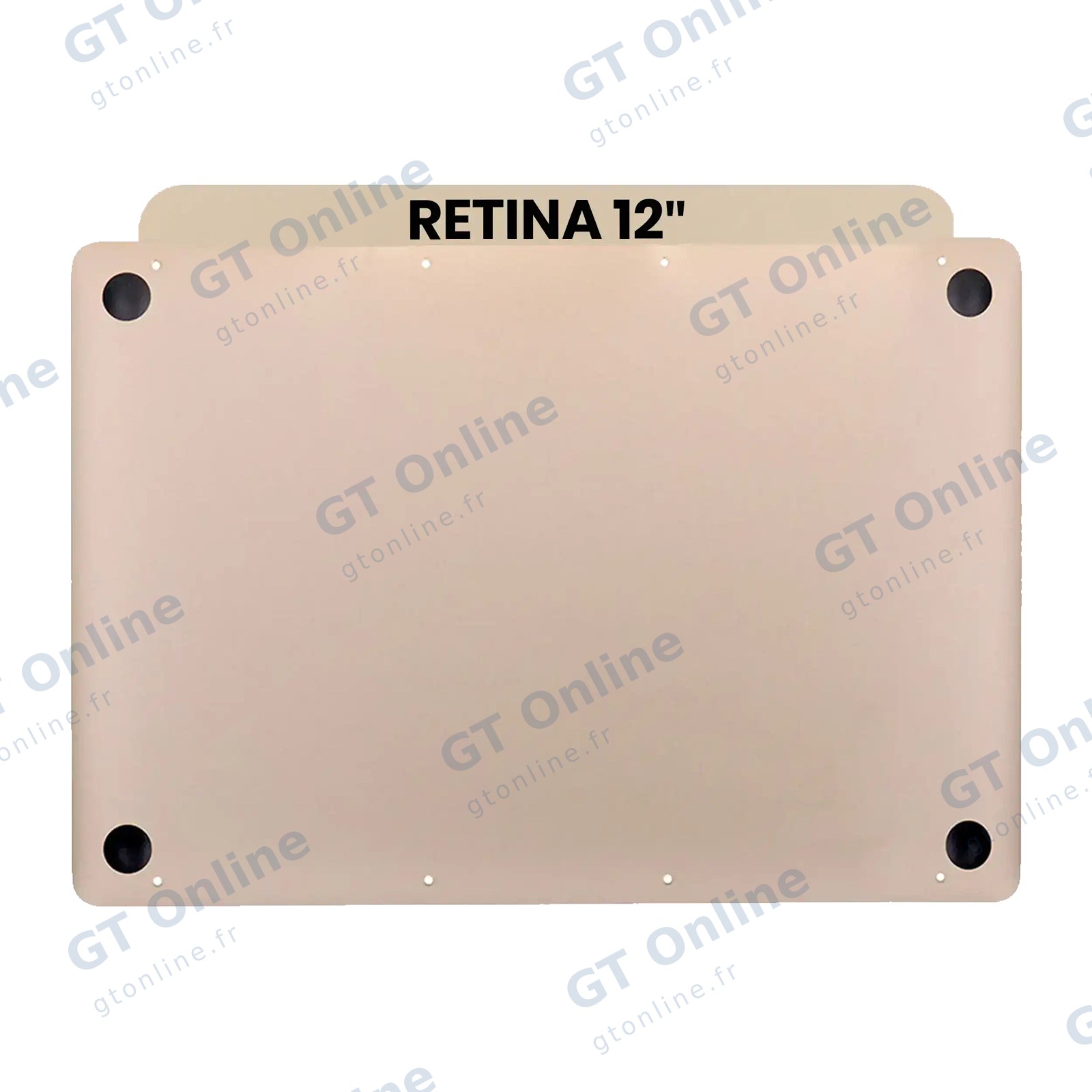 Coque inférieure pour Apple MacBook 12" A1534 (2015) (origine neuve, or)