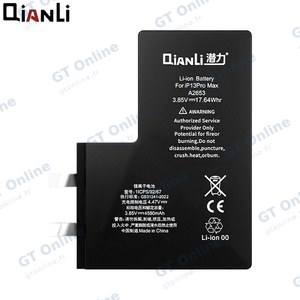 Batterie High Capacity sans BMS QianLi pour Apple iPhone 13 Pro Max (4580mAh)