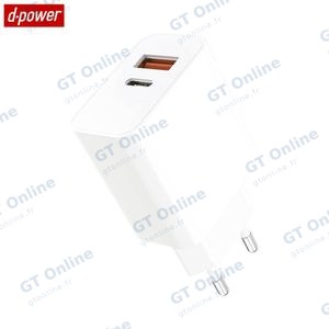 Chargeur Secteur Multi d-power J8266 20W Blanc