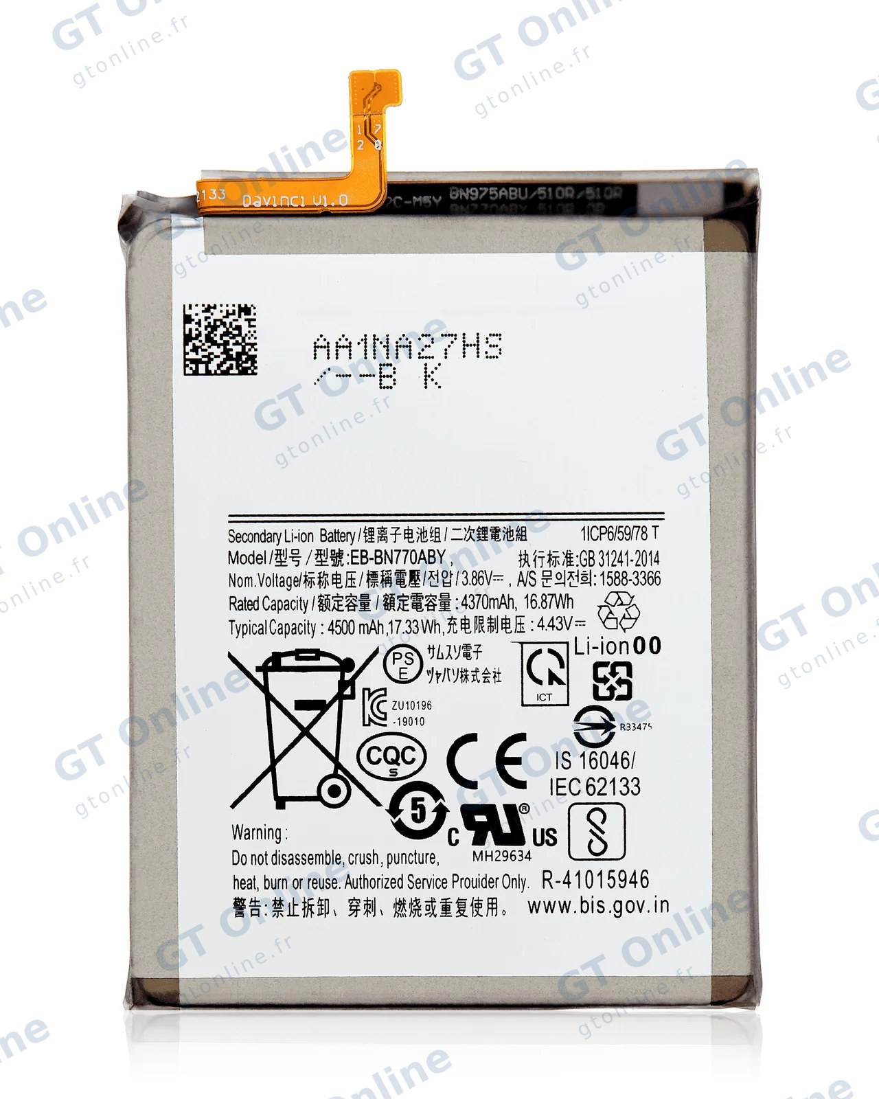 Batterie pour Samsung Galaxy Note 10 Lite