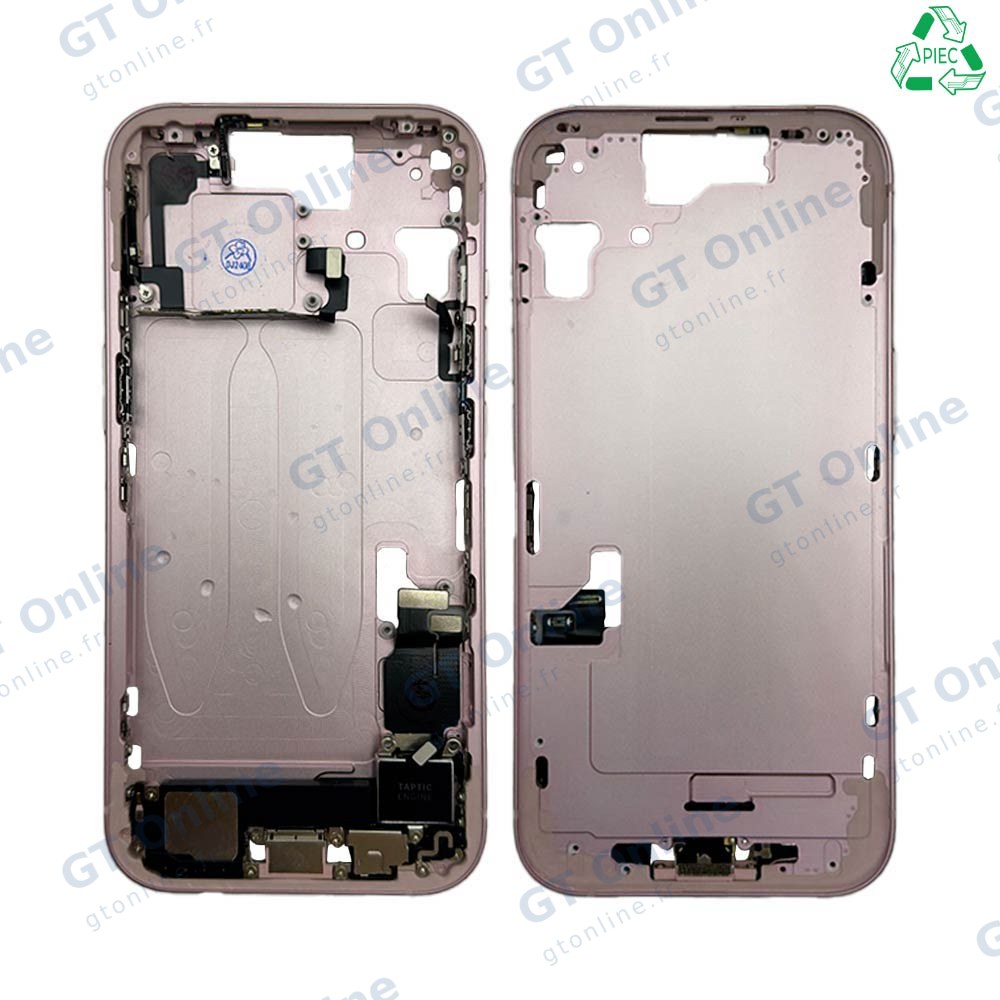 Châssis central pour iPhone 15 (rose)