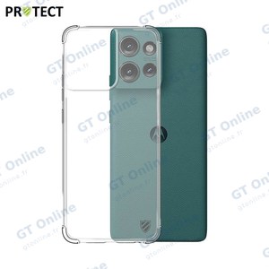 Coque Silicone Renforcée PROTECT pour Motorola Edge 50 Transparent