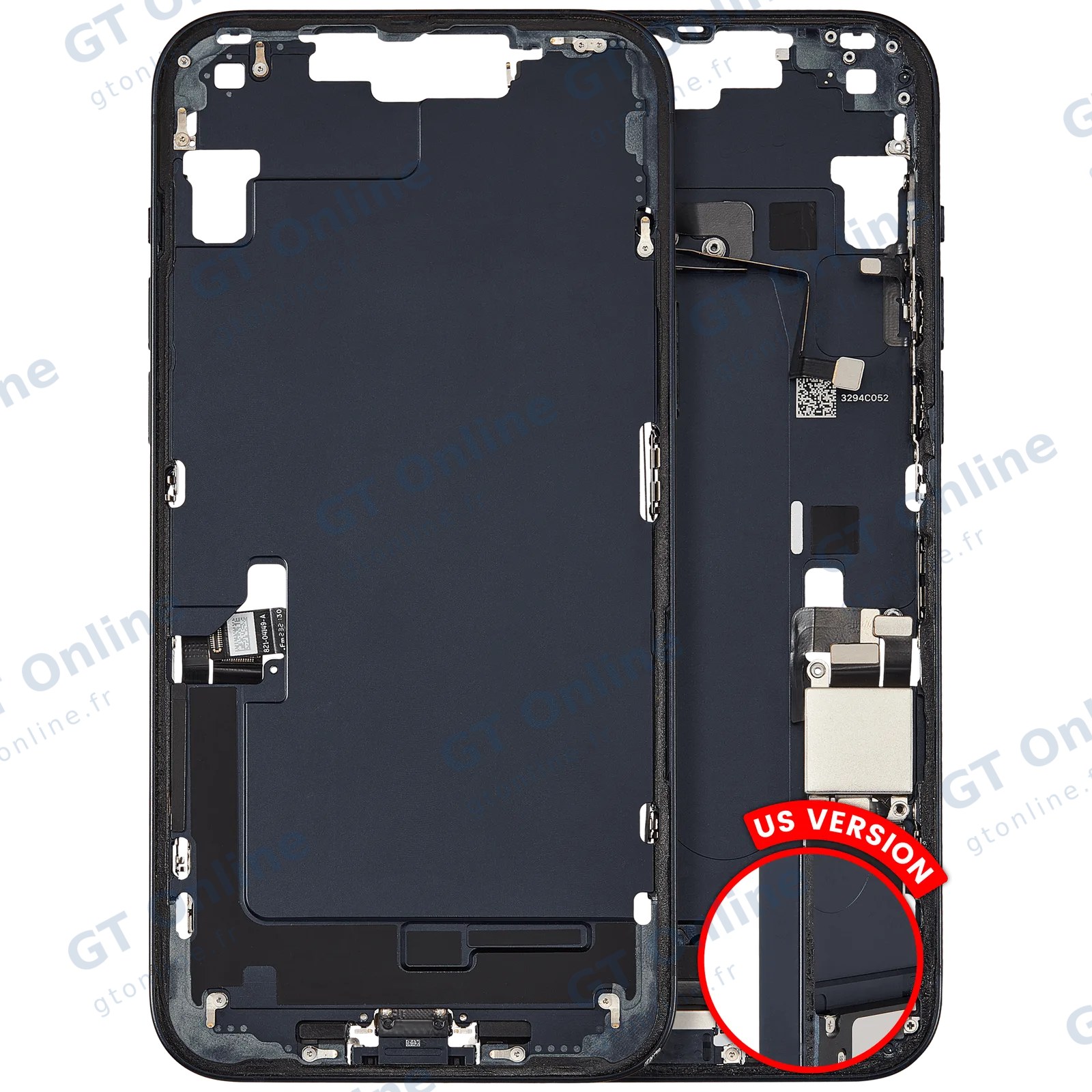 Châssis pour Apple iPhone 14 Plus (version US, origine d'occasion — grade B, minuit)
