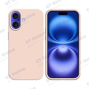 Coque Silicone Compatible pour Apple iPhone 16 (#19) Rose Gold