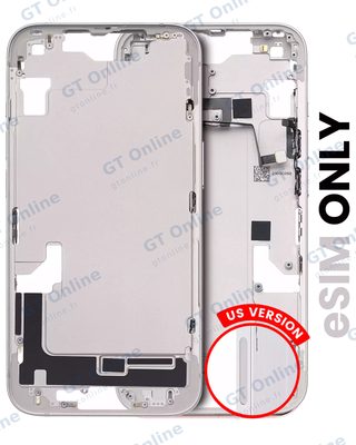 Châssis pour Apple iPhone 14 (version US, origine d'occasion — grade B, lumière stellaire)