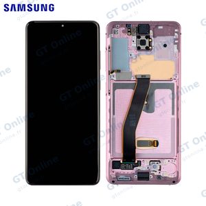 Écran Tactile Original Samsung Galaxy S20 G980/Galaxy S20 5G G981 GH82-22123C GH82-22131C Rose