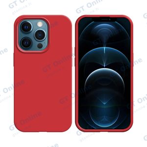 Pack de 10 Coques Silicone Compatible pour Apple iPhone 12/iPhone 12 Pro Bulk (#14) Rouge