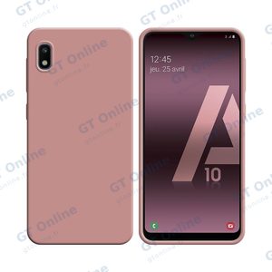 Coque Silicone Compatible pour Samsung Galaxy A10 A105 (#17) Rose