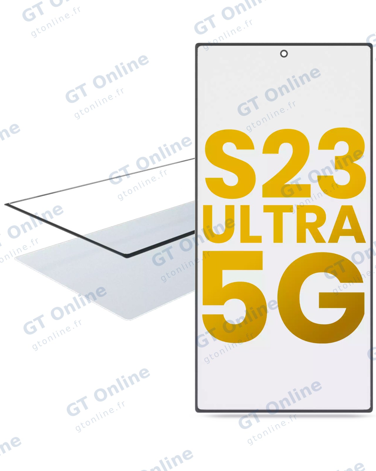 Vitre d’écran avec OCA pour Samsung Galaxy S23 Ultra 5G