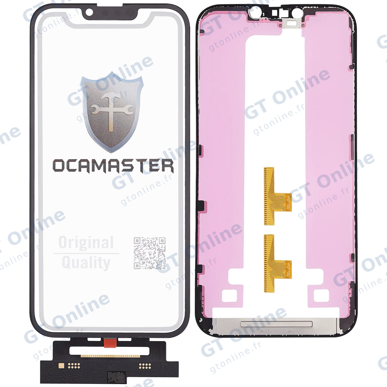 Vitre d’écran avec OCA pour OCA Master iPhone 14 Plus (OCA Master)