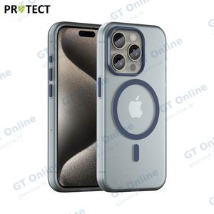 Coque de Protection MF-006 MagSafe PROTECT pour Apple iPhone 15 Pro Max Bleu Marine
