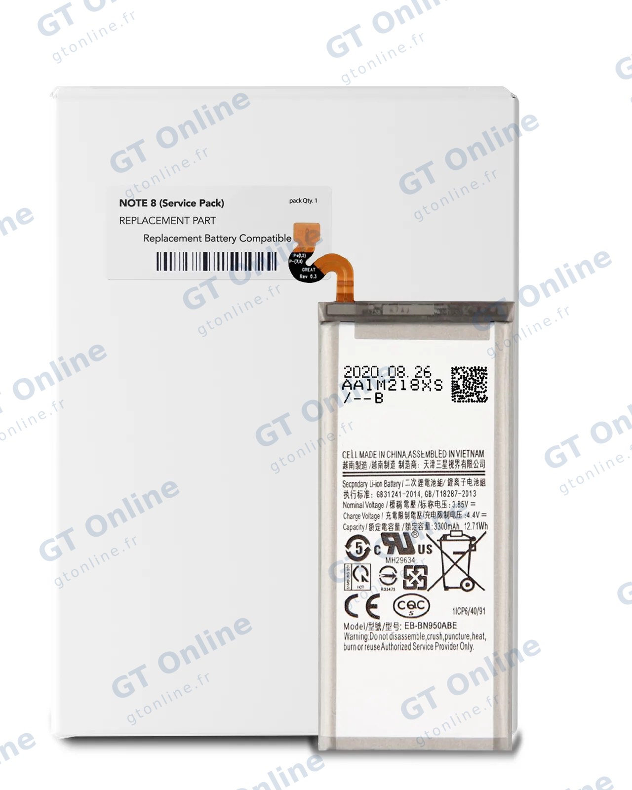Batterie pour Samsung Galaxy Note 8 (pack service origine)