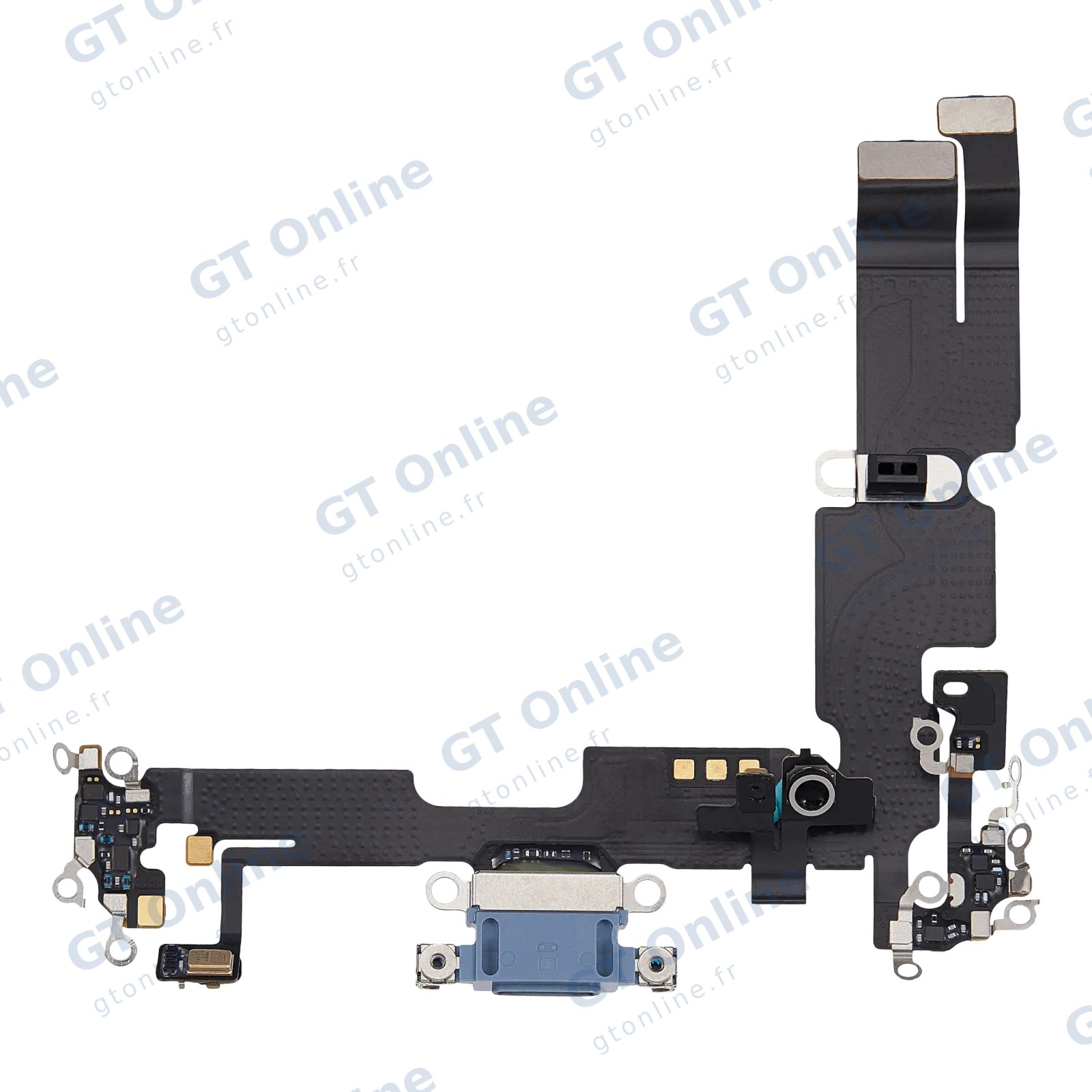 Dock de charge pour Apple iPhone 14 Plus (origine d'occasion, bleu)
