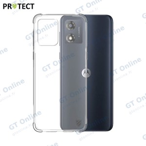 Coque Silicone Renforcée PROTECT pour Motorola Moto E13 Transparent