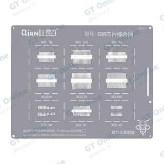 Pochoir de rebillage intégré Qianli Bumblebee QS157 — puces DDR