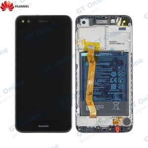 Bloc Écran Complet avec Châssis et Batterie Original Huawei P9 Lite Mini 02351TVA Noir