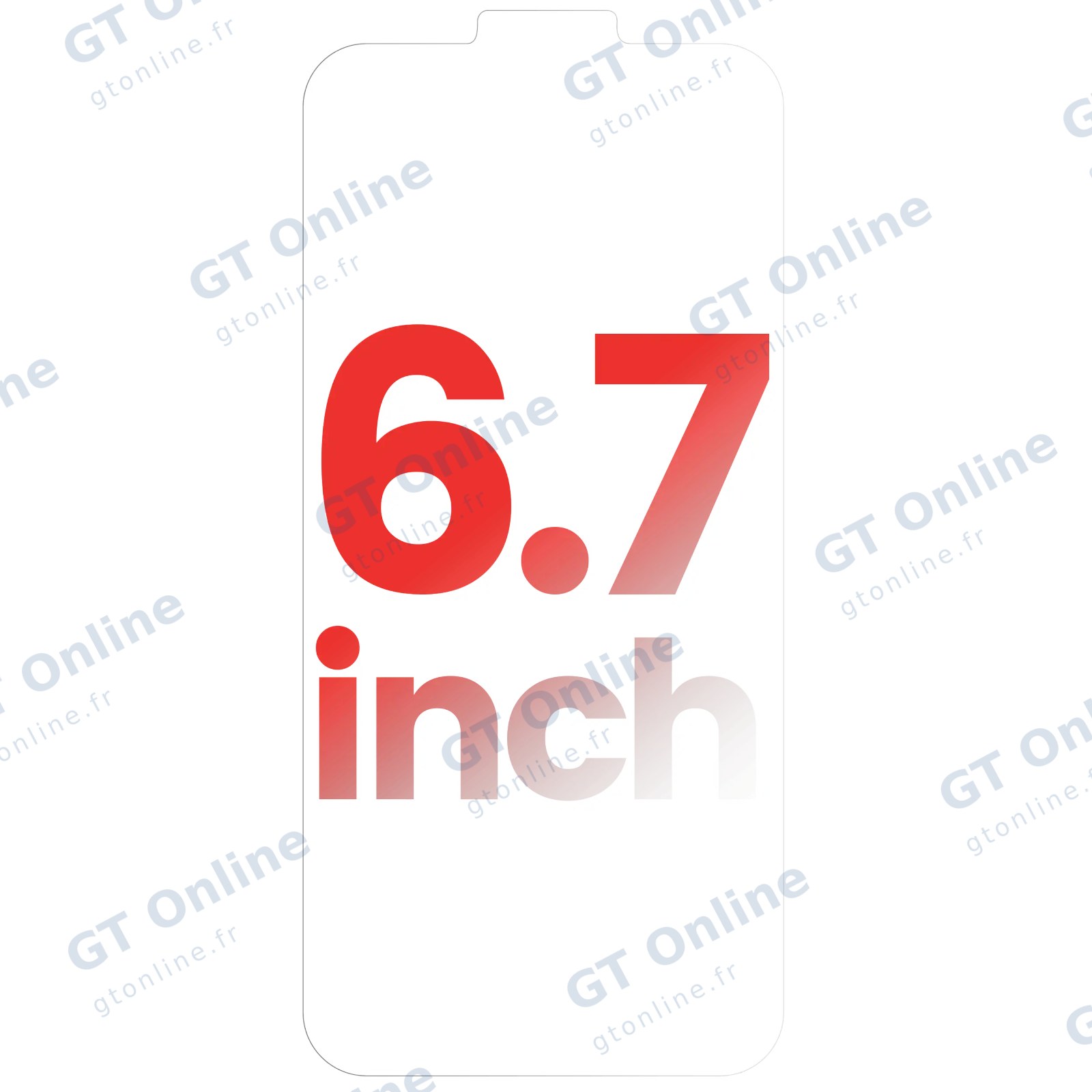 Adhésif pour Apple iPhone (6.7 inch) (lot de 100)