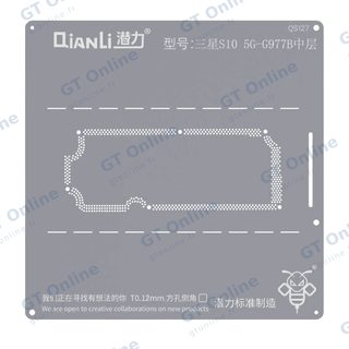 Pochoir de rebillage Qianli Bumblebee QS127 pour Samsung S10 5G G977B (couche intermédiaire)