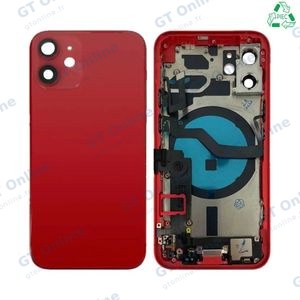 Coque de Réparation Complète Aftermarket (PIEC) Apple iPhone 12 Mini Rouge