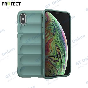 Coque de Protection IX008 PROTECT pour Apple iPhone X/iPhone XS Vert Foncé