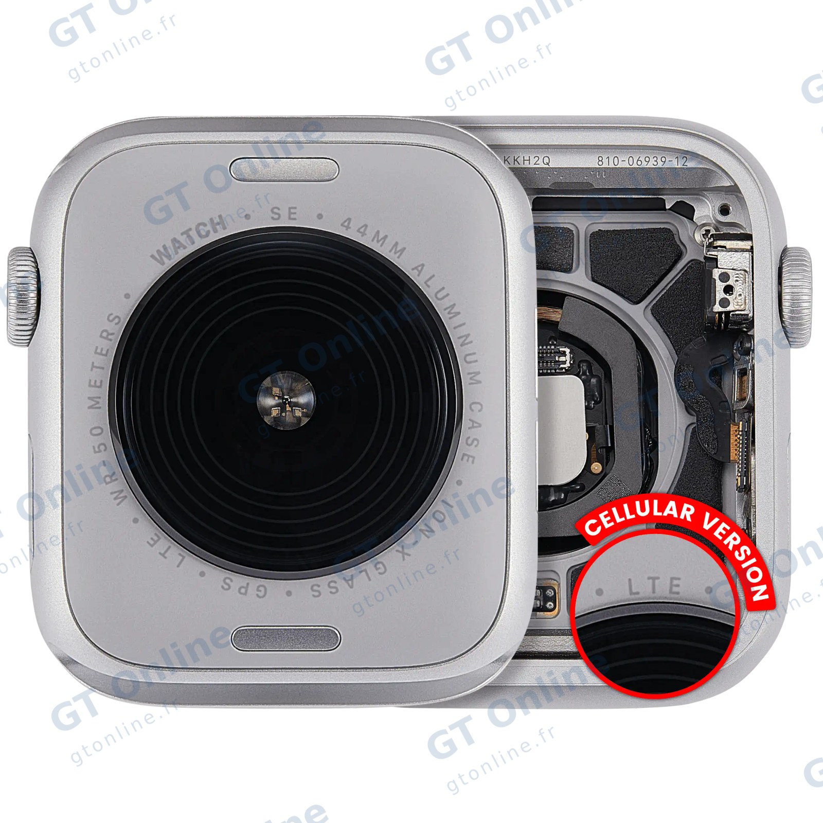 Châssis pour Apple Watch Series SE 2nd (44MM) (origine d'occasion — grade A, Cellular Version, Aluminum / Silver)