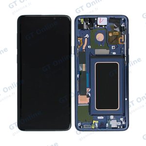 Écran Tactile Soft Oled avec Châssis Samsung Galaxy S9 Plus G965 Bleu